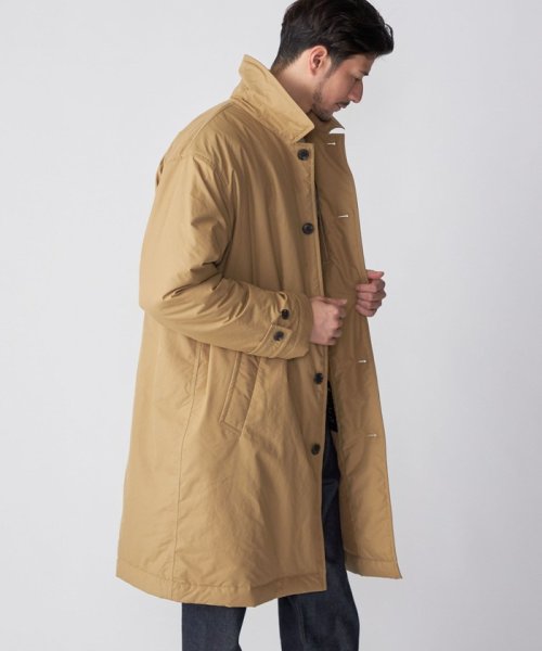 SHIPS:〈撥水〉Thinsulate 中綿 ステンカラーコート 中綿 Thinsulate