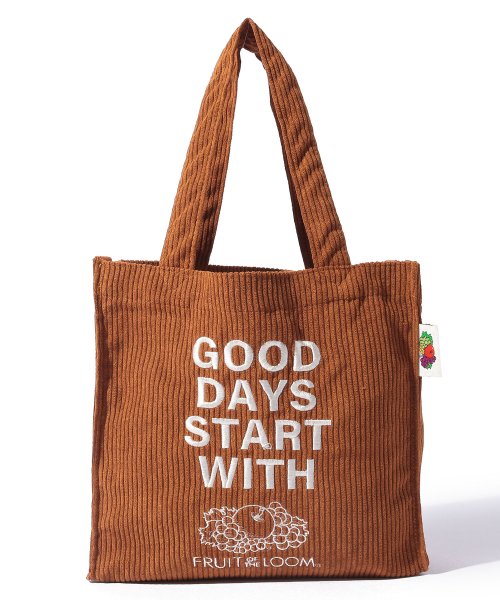 FRUIT OF THE LOOM(フルーツオブザルーム)/FRUIT OF THE LOOM CORDUROY MINI TOTE BAG/img04