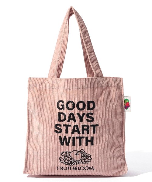 FRUIT OF THE LOOM(フルーツオブザルーム)/FRUIT OF THE LOOM CORDUROY MINI TOTE BAG/img05