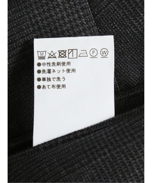 TAKA-Q(タカキュー)/Woolen Tec On スリムフィット ノータックパンツ チェックグレー(セットアップ可能) メンズ パンツ ボトム ストレッチ カジュアル ビジネス 通勤/img13