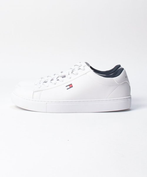 TOMMY HILFIGER(トミーヒルフィガー)/【TOMMY HILFIGER / トミーヒルフィガー】tmBRECON スニーカー メンズ ローカット プレゼント 綺麗目 白スニーカー 黒スニーカー/img01