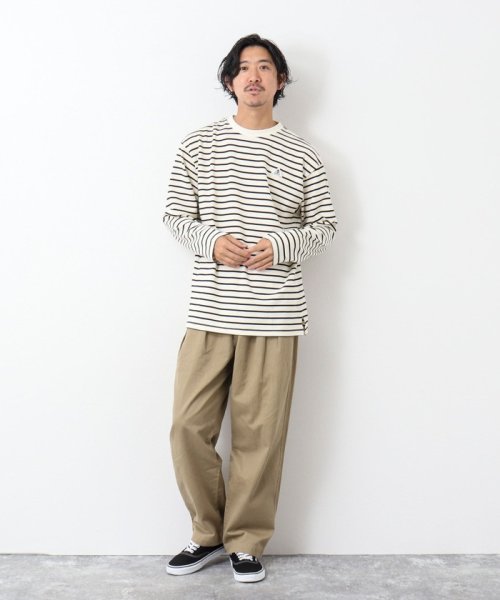 NOLLEY’S goodman(ノーリーズグッドマン)/【GEVACO/ゲバコ】ベーシックロングボーダーTシャツ/img01