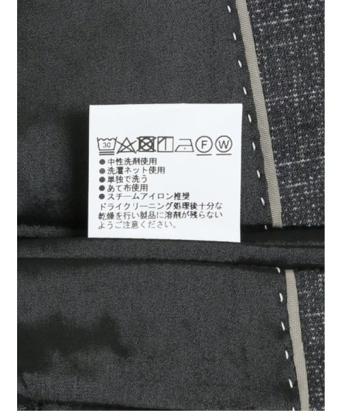 TAKA-Q(タカキュー)/ストレッチニット スリムフィット 2ボタンジャケット 組織茶 メンズ セットアップ ジャケット ビジネス カジュアル アウター 通勤 仕事 /img12