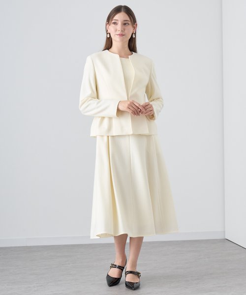 【セットアップ対応商品】ウールツイルジャージペプラムジャケット 着用サイズ なし あり 168cm 164cm