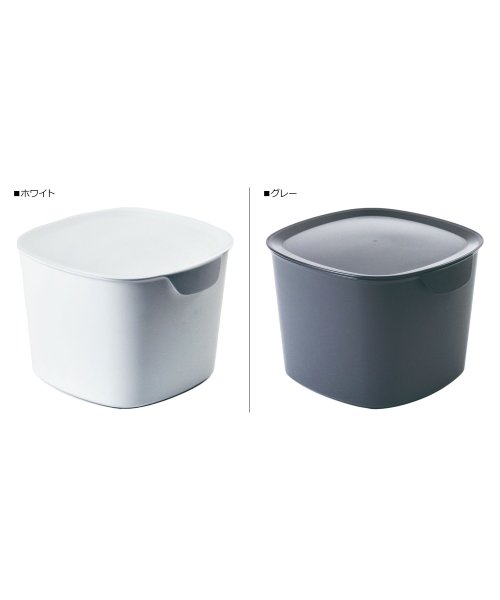 tidy(ティディ)/ティディ tidy バケットコンテナー 収納ボックス ケース コンテナ フタ付き 10L BUCKET CONTAINER CE－666－201/img02