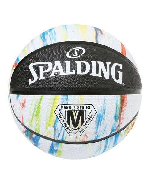 SPALDING(スポルディング)/マーブル ブラック X ホワイト　7号/img01