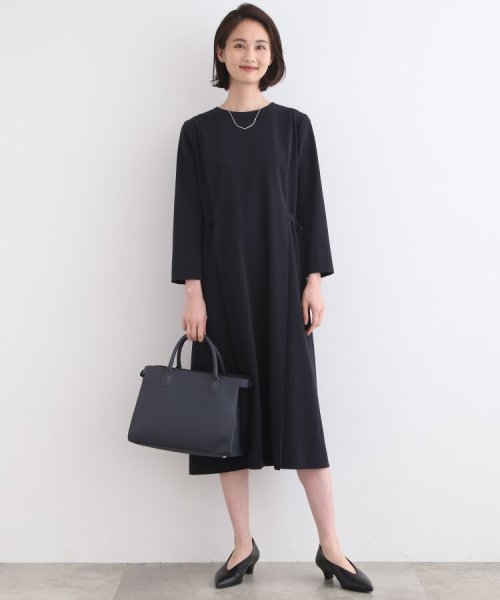 セール】【SETUP可能／洗える／ベルトデザイン】Iラインワンピース 