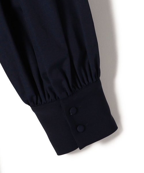 〈手洗い可能〉異素材 コンビ フロント ボタン ワンピース ◇ 