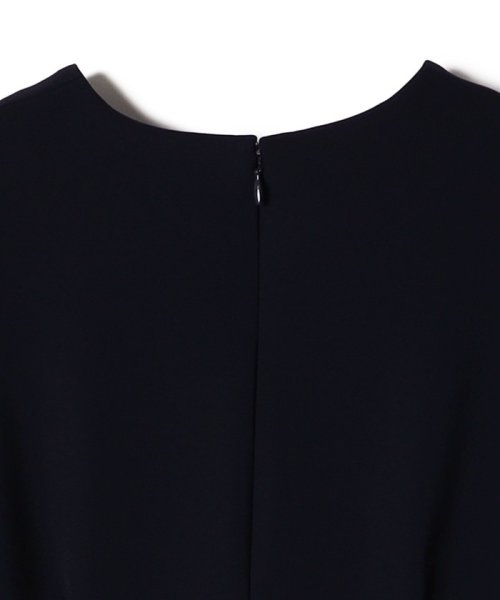 〈手洗い可能〉異素材 コンビ フロント ボタン ワンピース ◇ 