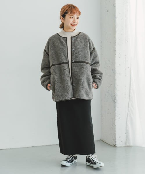 ITEMS URBANRESEARCH(アイテムズ アーバンリサーチ（レディース）)/ボアパイピングジャケット/img10