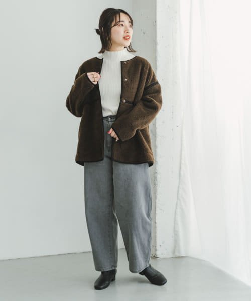 ITEMS URBANRESEARCH(アイテムズ アーバンリサーチ（レディース）)/ボアパイピングジャケット/img23