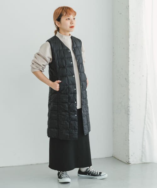ITEMS URBANRESEARCH(アイテムズ アーバンリサーチ（レディース）)/TAION　V NECK LONG DOWN VEST/img04