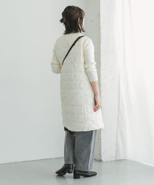 ITEMS URBANRESEARCH(アイテムズ アーバンリサーチ（レディース）)/TAION　V NECK LONG DOWN VEST/img11