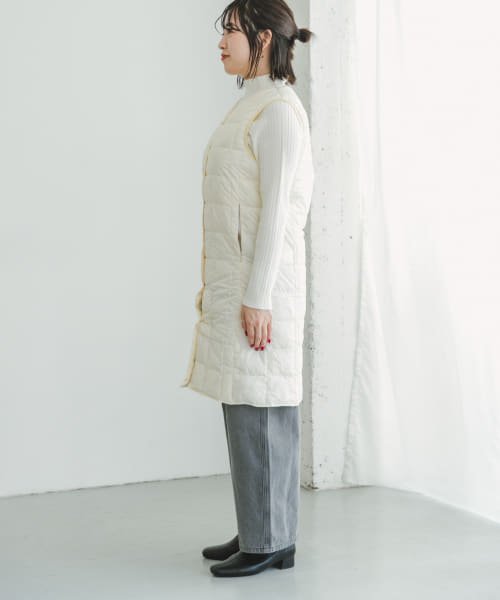 ITEMS URBANRESEARCH(アイテムズ アーバンリサーチ（レディース）)/TAION　V NECK LONG DOWN VEST/img13
