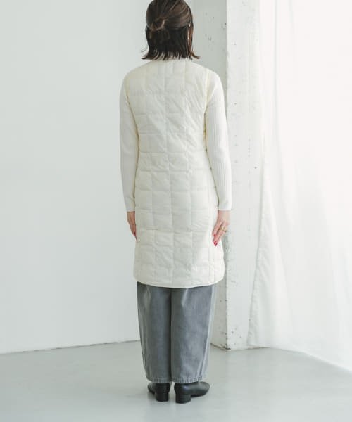 ITEMS URBANRESEARCH(アイテムズ アーバンリサーチ（レディース）)/TAION　V NECK LONG DOWN VEST/img14