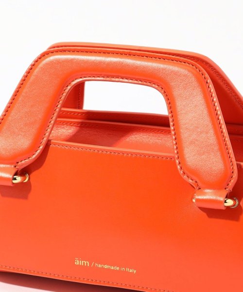 aim MICRO OLIVIA レザーハンドバッグ 