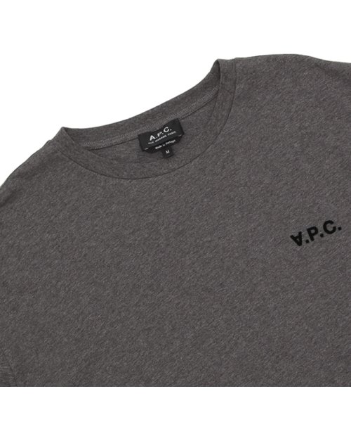 A.P.C.(アーペーセー)/アーペーセー Tシャツ カットソー 半袖カットソー トップス グレー メンズ APC H26295 COFDW PLB/img03