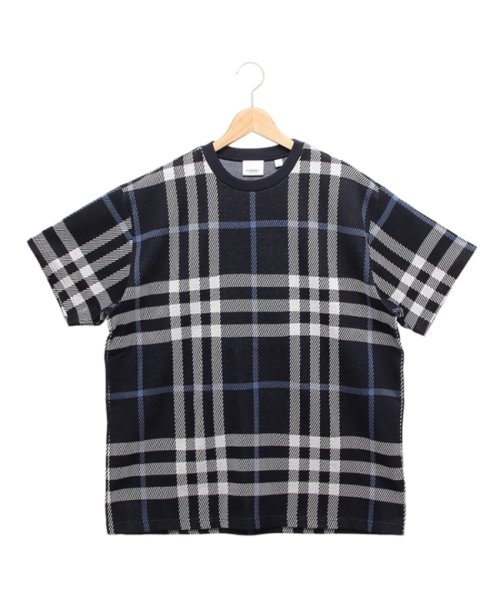 BURBERRY(バーバリー)/バーバリー Tシャツ カットソー 半袖カットソー トップス ネイビー ホワイト メンズ BURBERRY 8070668 B3421/img01