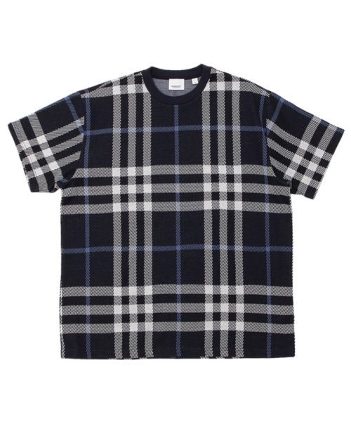 BURBERRY(バーバリー)/バーバリー Tシャツ カットソー 半袖カットソー トップス ネイビー ホワイト メンズ BURBERRY 8070668 B3421/img05