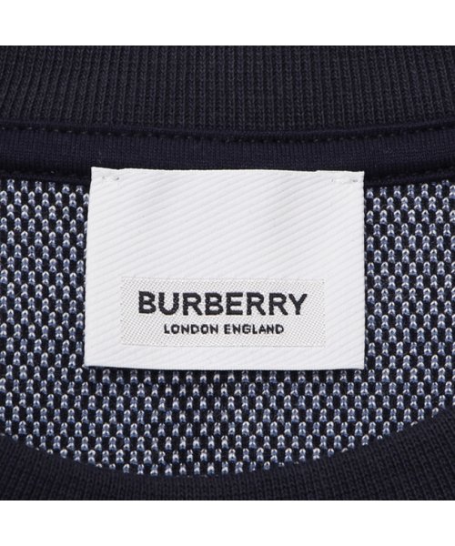 BURBERRY(バーバリー)/バーバリー Tシャツ カットソー 半袖カットソー トップス ネイビー ホワイト メンズ BURBERRY 8070668 B3421/img06