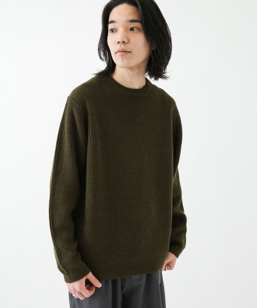 URBAN RESEARCH Sonny Label(アーバンリサーチサニーレーベル)/ウォッシャブルウール混クルーネックニット/img14