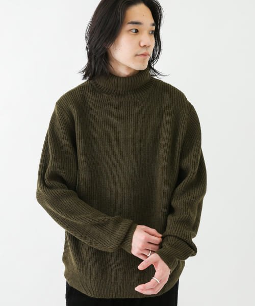 URBAN RESEARCH Sonny Label(アーバンリサーチサニーレーベル)/ウォッシャブルウール混タートルニット/img19