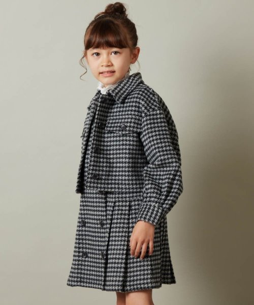 a.v.v(KID'S)(アー・ヴェ・ヴェキッズ)/[160]【セットアップ対応】シャギーチェックショートジャケット/img07