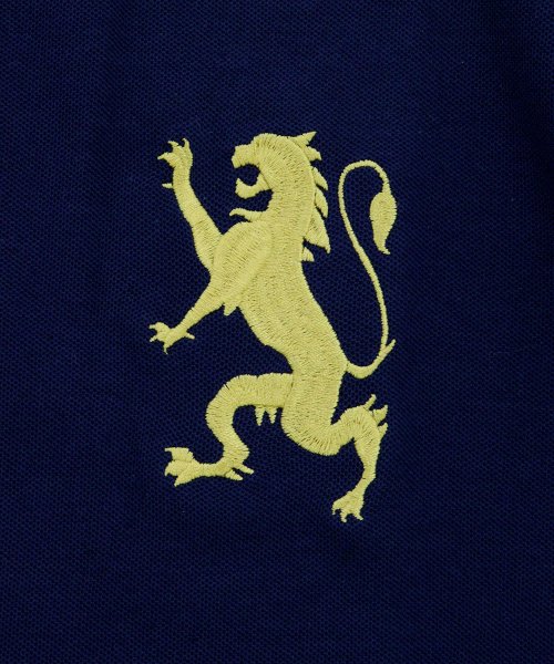 GIORDANO(ジョルダーノ)/ビッグライオン刺繍ドライストレッチ半袖ポロシャツ/img30