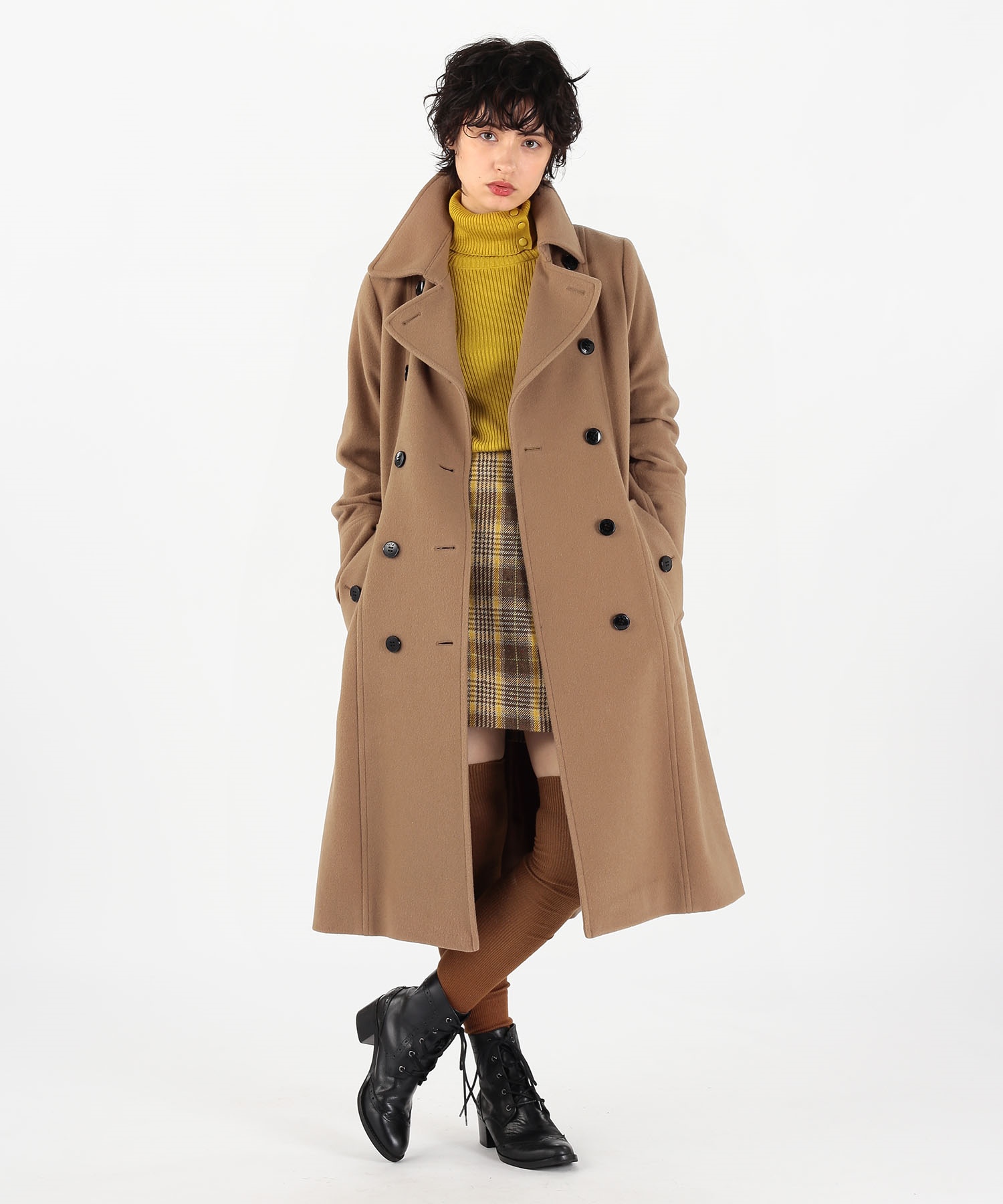 WU60 MANTEAU ウールトレンチコート(505503226) | トゥービー バイ