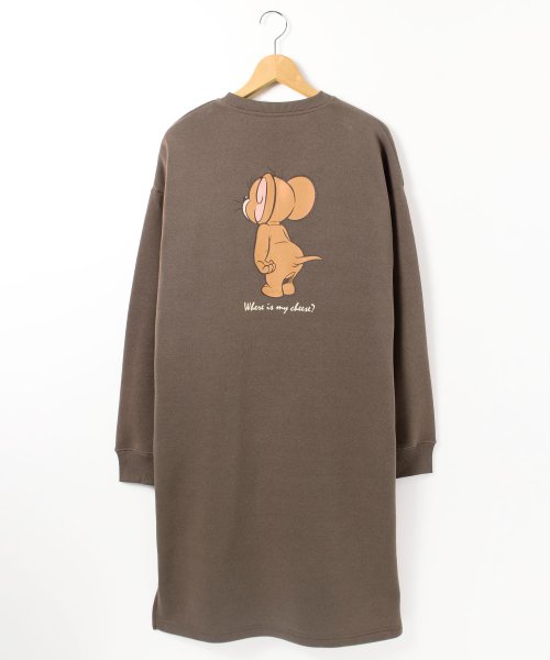 ALWAYS GOOD TIME NEW BASIC STORE(オールウェイグッドタイムニューベーシックストア)/【TOM & JERRY/トムとジェリー】裏起毛クルーネックワンピース/img14