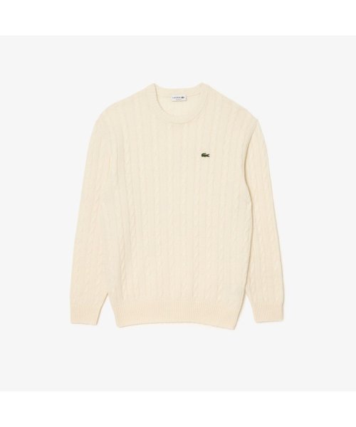 LACOSTE Mens(ラコステ　メンズ)/レスポンシブルウールケーブルニットセーター/img08