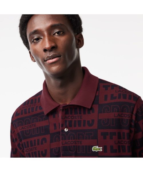 LACOSTE Mens(ラコステ　メンズ)/ヘリテージラベル総柄ポロシャツ/img02