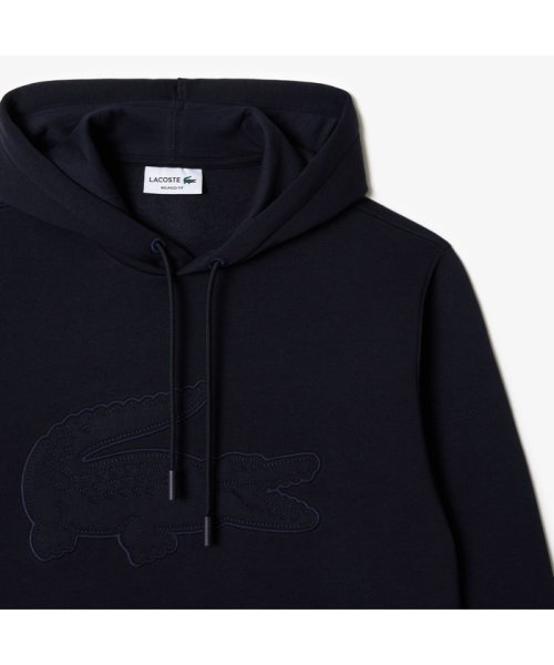 LACOSTE Mens(ラコステ　メンズ)/オーバーサイズワニロゴステッチスウェットフーディー/img04