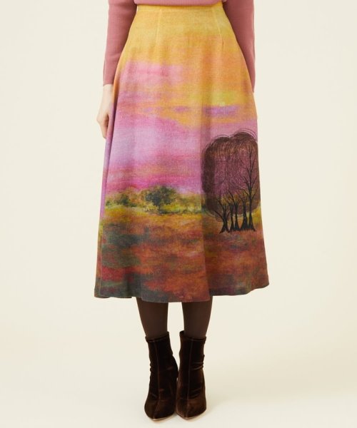 Sybilla(シビラ)/サンセットプリント刺繍ウールスカート/img18