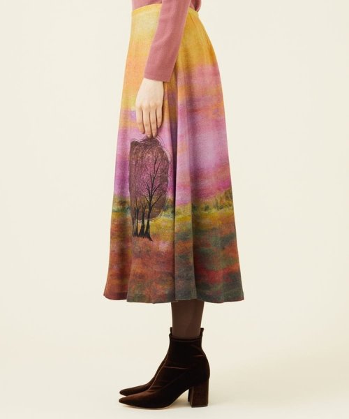 Sybilla(シビラ)/サンセットプリント刺繍ウールスカート/img19