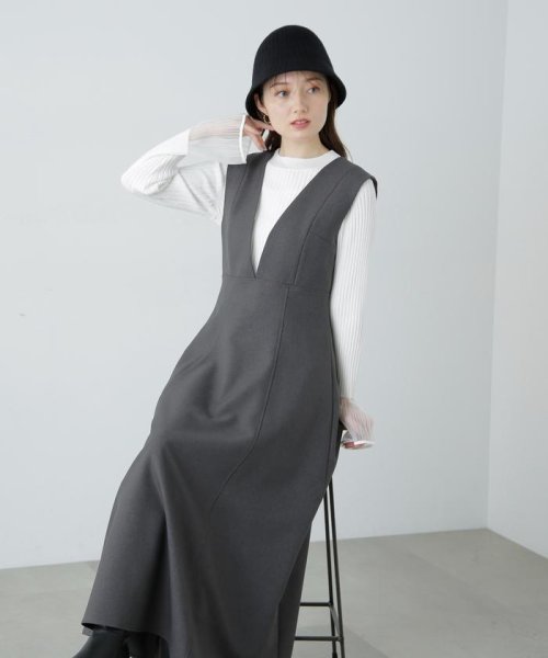 N Natural Beauty Basic(エヌナチュラルビューティベーシック)/パネル切替フレアジャンパースカート《S Size Line》 24SS/img21