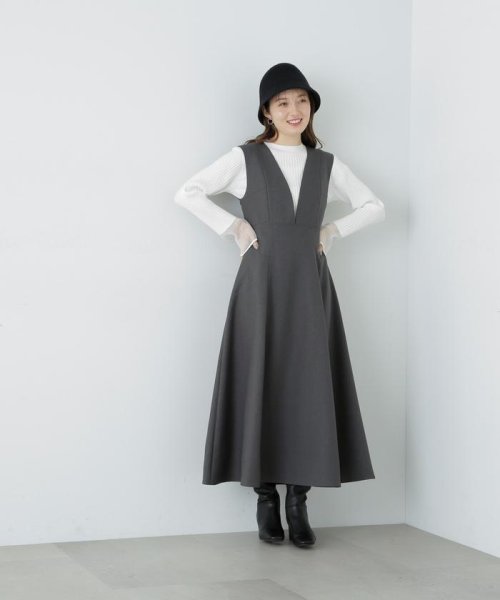 N Natural Beauty Basic(エヌナチュラルビューティベーシック)/パネル切替フレアジャンパースカート《S Size Line》 24SS/img22