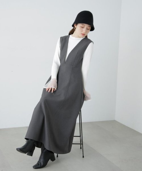 N Natural Beauty Basic(エヌナチュラルビューティベーシック)/パネル切替フレアジャンパースカート《S Size Line》 24SS/img26