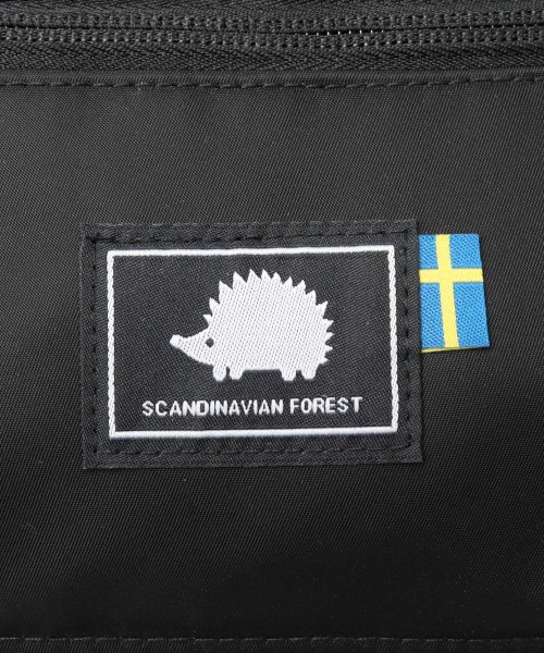 SCANDINAVIAN FOREST(スカンジナビアンフォレスト)/スカンジナビアンフォレスト 撥水加工 軽量 ナイロン ウエストポーチ ウエストバッグ ボディバッグ  普段使い アウトドア 旅行 ハリネズミ/img03