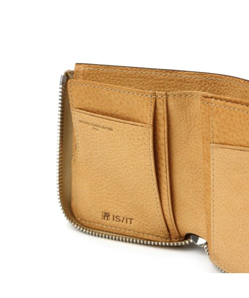 イズイット 財布 IS/IT ヒッチ L字ファスナー二つ折り財布 L字 二つ折り ファスナー 小銭入れ 小さめ コンパクト 本革 レザー メンズ 974613 