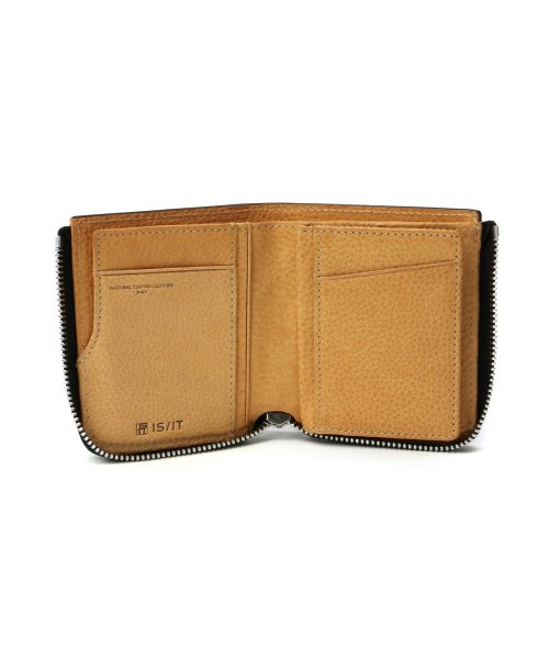 イズイット 財布 IS/IT ヒッチ L字ファスナー二つ折り財布 L字 二つ折り ファスナー 小銭入れ 小さめ コンパクト 本革 レザー メンズ 974613 