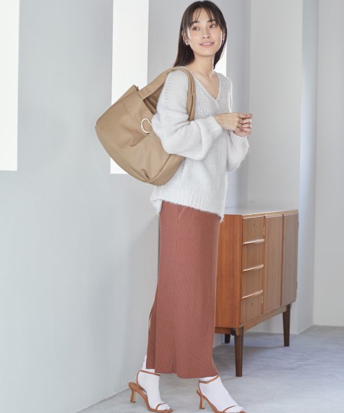 【TREASURE TOPKAPI】ナイロン リング パーツ付 トートバッグ 