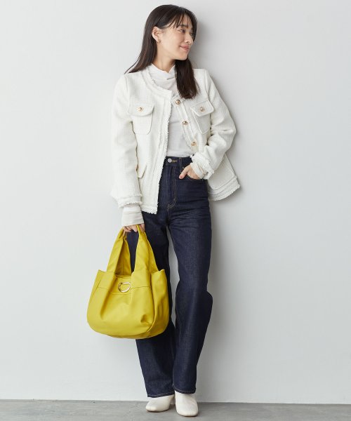 【TREASURE TOPKAPI】ナイロン リング パーツ付 トートバッグ 