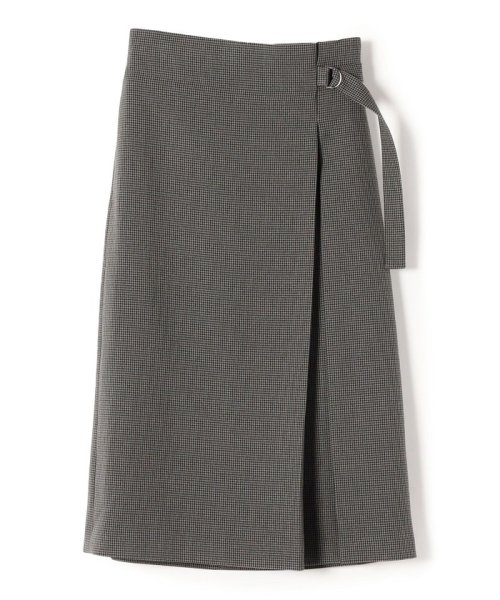 〈手洗い可能〉ガンクラブチェック 無地 ウーリッシュ スカート ◇ 無地 ウーリッシュ ガンクラブチェック 品番