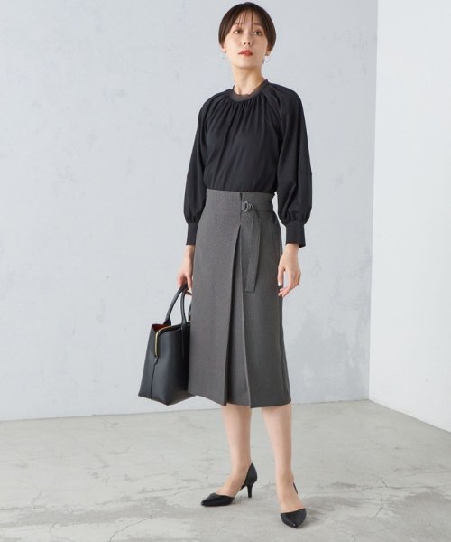 〈手洗い可能〉ガンクラブチェック 無地 ウーリッシュ スカート ◇ 無地 ウーリッシュ ガンクラブチェック 品番