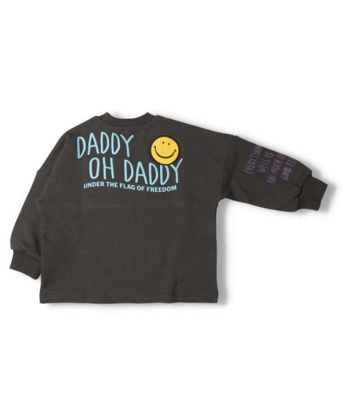 DaddyOhDaddy(ダディオダディ)/【子供服】 Daddy Oh Daddy (ダディオダディ) スマイルワッペン付き裏毛トレーナー 90cm～140cm V50610/img02
