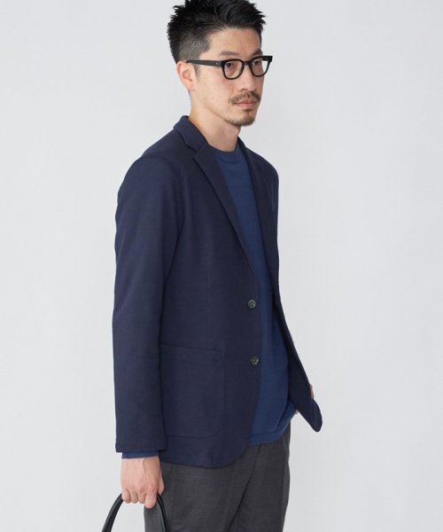 SHIPS: ジャージー リップルジャケット 