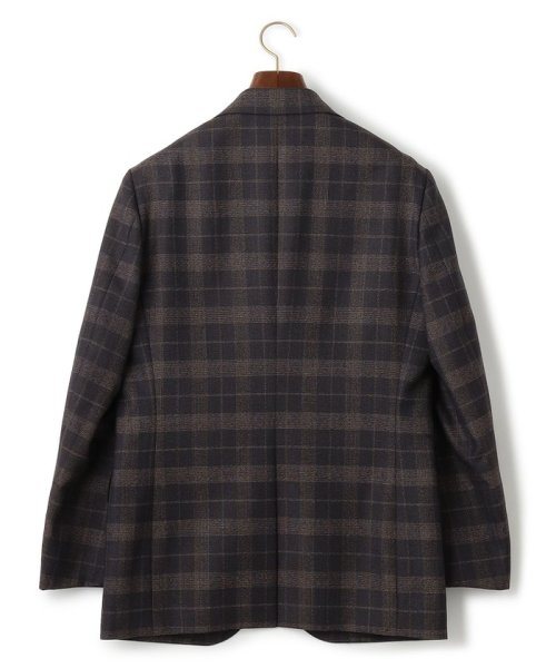 【ソフトタッチツイスト】モダンアイビーチェック ジャケット ソフトタッチツイスト