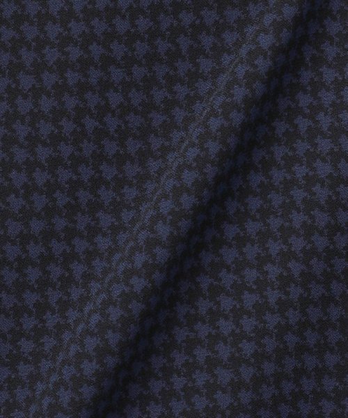 【洗える】バックサテンアムンゼン千鳥プリント スカート 