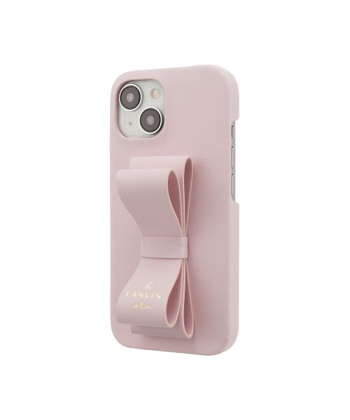 LANVIN en Bleu(Smartphone case)(ランバンオンブルー（スマホケース）)/Slim Wrap Case Stand & Ring Ribbon for iPhone 15 [ Sakura Pink ]/img01